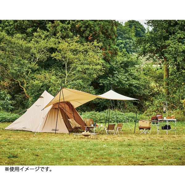 自然大好き！ニッチ・リッチ・キャッチ テント コールマン ワイド