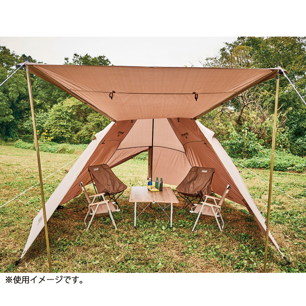 自然大好き！ニッチ・リッチ・キャッチ テント コールマン ワイド