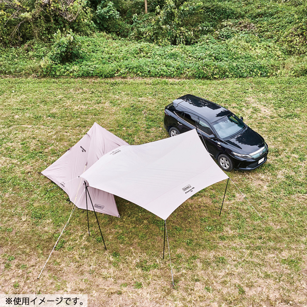自然大好き！ニッチ・リッチ・キャッチ テント コールマン ワイド