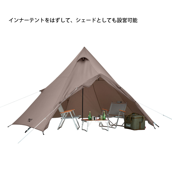 自然大好き！ニッチ・リッチ・キャッチ テント コールマン
