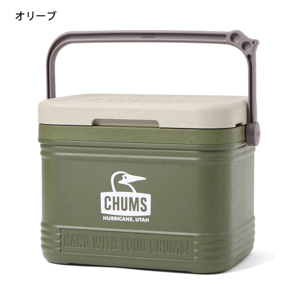 自然大好き！ニッチ・リッチ・キャッチ チャムス CHUMS チャムス キャンパークーラー 18L CH62-1893 キャンプ用品 クーラーボックス  ハードクーラー レトロ