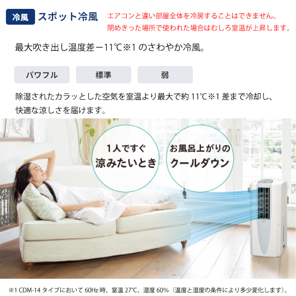 自然大好き！ニッチ・リッチ・キャッチ 冷風・衣類乾燥除湿機 コロナ