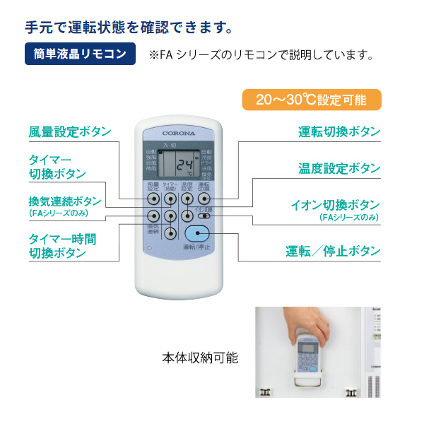 コロナルームエアコン CW-1824R 冷房専用 2024年購入 CORONA コロナ窓用エアコン CW-1824R 自動運転機能付き2024年式
