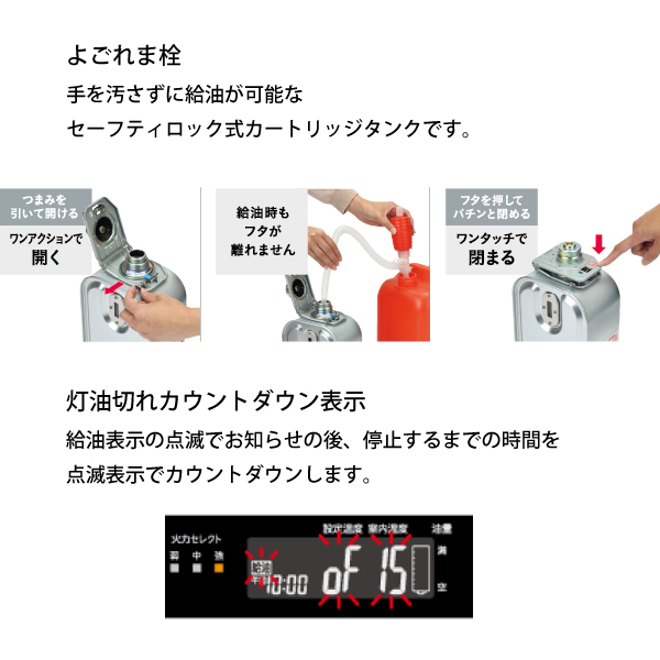 自然大好き！ニッチ・リッチ・キャッチ 暖房機器 コロナ 石油ファン
