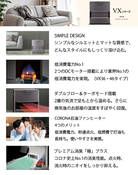 自然大好き！ニッチ・リッチ・キャッチ 暖房機器 コロナ 石油ファン