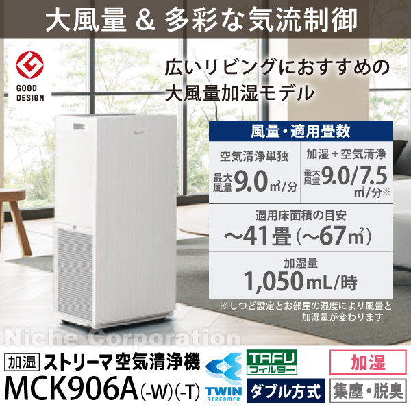 空気清浄機　ダイキン　かのっち デンキチWeb / ダイキン DAIKIN 加湿空気清浄機 ホワイト MCK556A-W