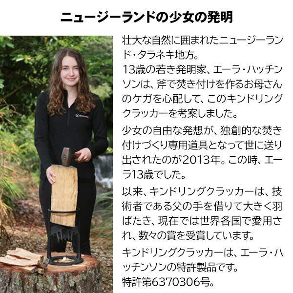 自然大好き！ニッチ・リッチ・キャッチ 斧 キンドリング