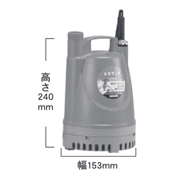 自然大好き！ニッチ・リッチ・キャッチ 本体 水中ポンプ 工進 清水用水