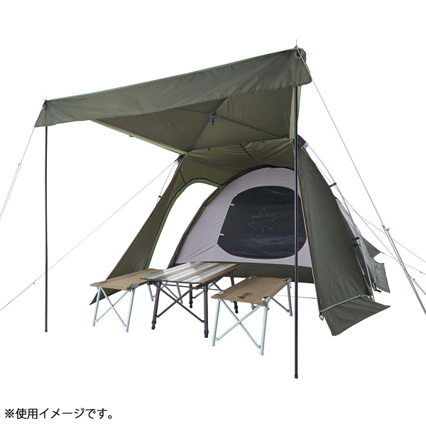 自然大好き！ニッチ・リッチ・キャッチ テント ロゴス neos PANEL