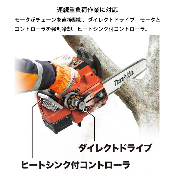 自然大好き！ニッチ・リッチ・キャッチ マキタ makita マキタ（makita） 40Vmax充電式チェンソー青25cm25AP-60 バッテリ充電器付き  MUC002GRDX 充電式 チェーンソー バッテリー式 チェンソー