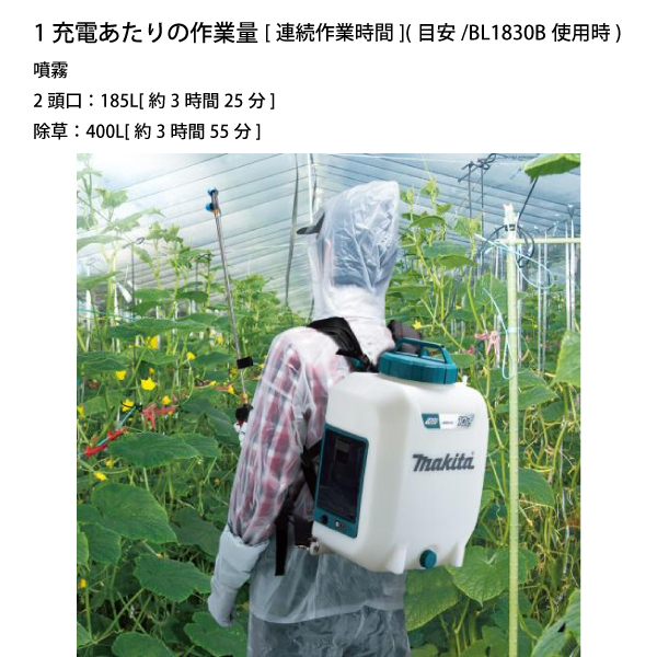 自然大好き！ニッチ・リッチ・キャッチ 製品 マキタ（makita） 散布機 
