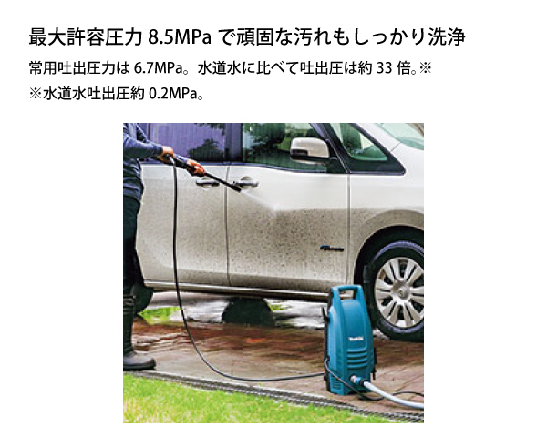 自然大好き！ニッチ・リッチ・キャッチ マキタ makita マキタ（makita） 高圧洗浄機 MHW101 洗車 掃除 清掃