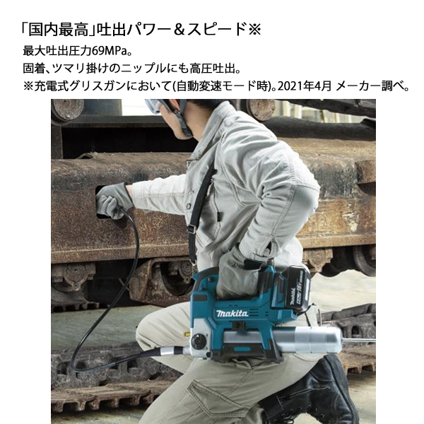 新品】☆マキタ電動グリスガン GP180DRG バッテリー.充電器