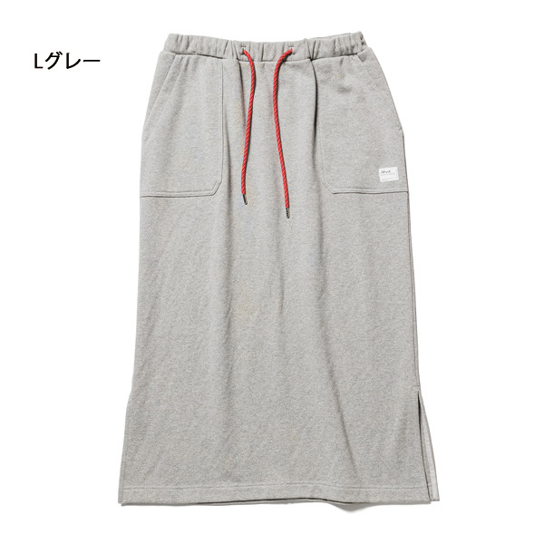 NANGA 黒グレー　エコハイブリッド スウェットスカート ECO HYBRID SWEAT SKIRT / エコハイブリッド スウェットスカート