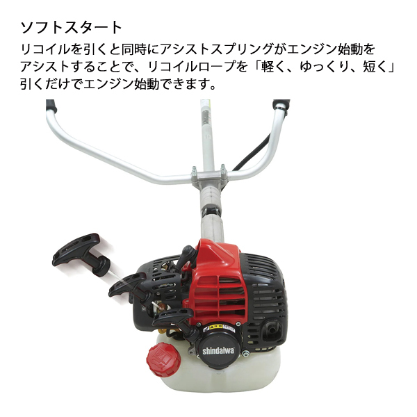 自然大好き！ニッチ・リッチ・キャッチ 新ダイワ shindaiwa 新ダイワ 刈払機 山林用 ジュラルミン 両手ハンドルツインスロットル RM3032-2TD  草刈機 刈払機 刈払い機 エンジン式 試運転済 始動稼働確認済