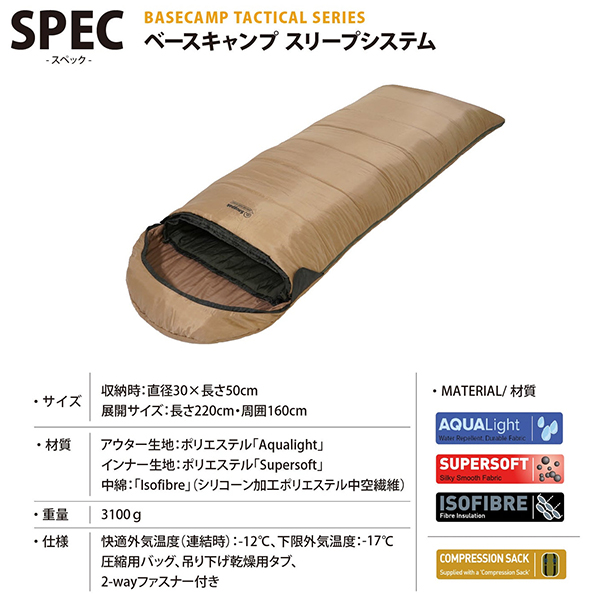 自然大好き！ニッチ・リッチ・キャッチ スナグパック snugpak 