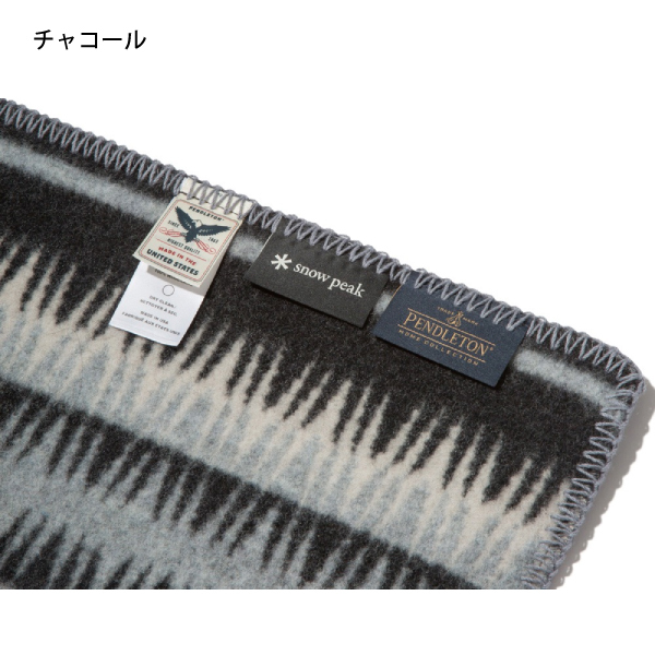 SnowPeak ×PENDLETON コラボ ブランケット チャコール