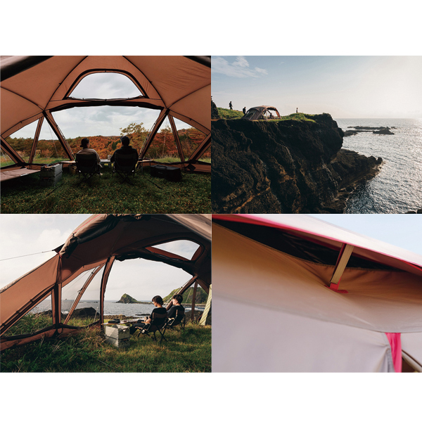 自然大好き！ニッチ・リッチ・キャッチ テント・タープ スノーピーク