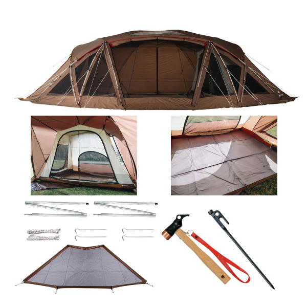 75％以上節約 ニッチ リッチ キャッチスノーピーク ゼッカ スターターセット テント ロッジドーム型テント キャンプ用品