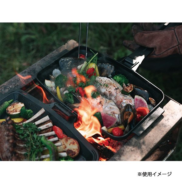 自然大好き！ニッチ・リッチ・キャッチ グリル・クッカー スノーピーク