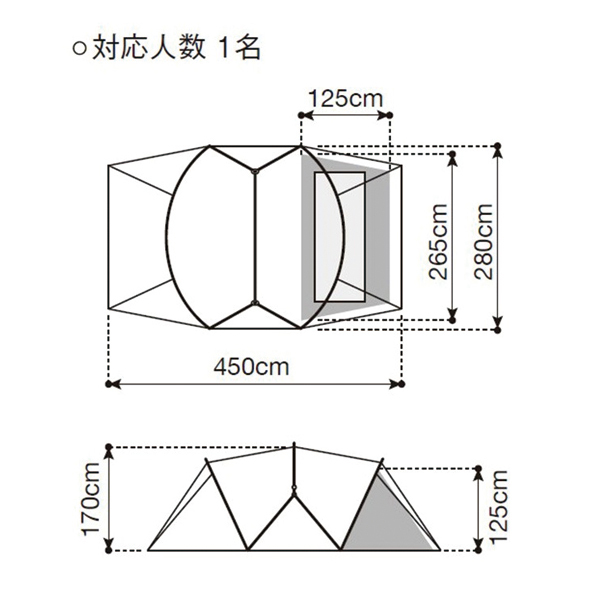 自然大好き！ニッチ・リッチ・キャッチ テント スノーピーク