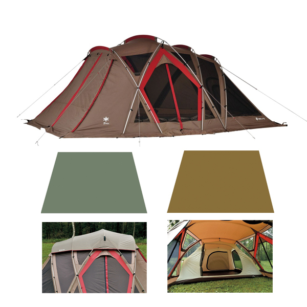 自然大好き！ニッチ・リッチ・キャッチ テント スノーピーク リビング