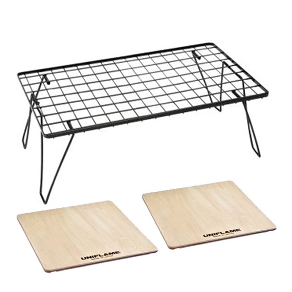 UNIFLAME ユニフレーム　フィールドラック　3セット ユニフレーム(UNIFLAME) フィールドラックブラック×3+